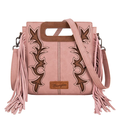 Wrangler South Western Dallas Fringe Bag - Pink
