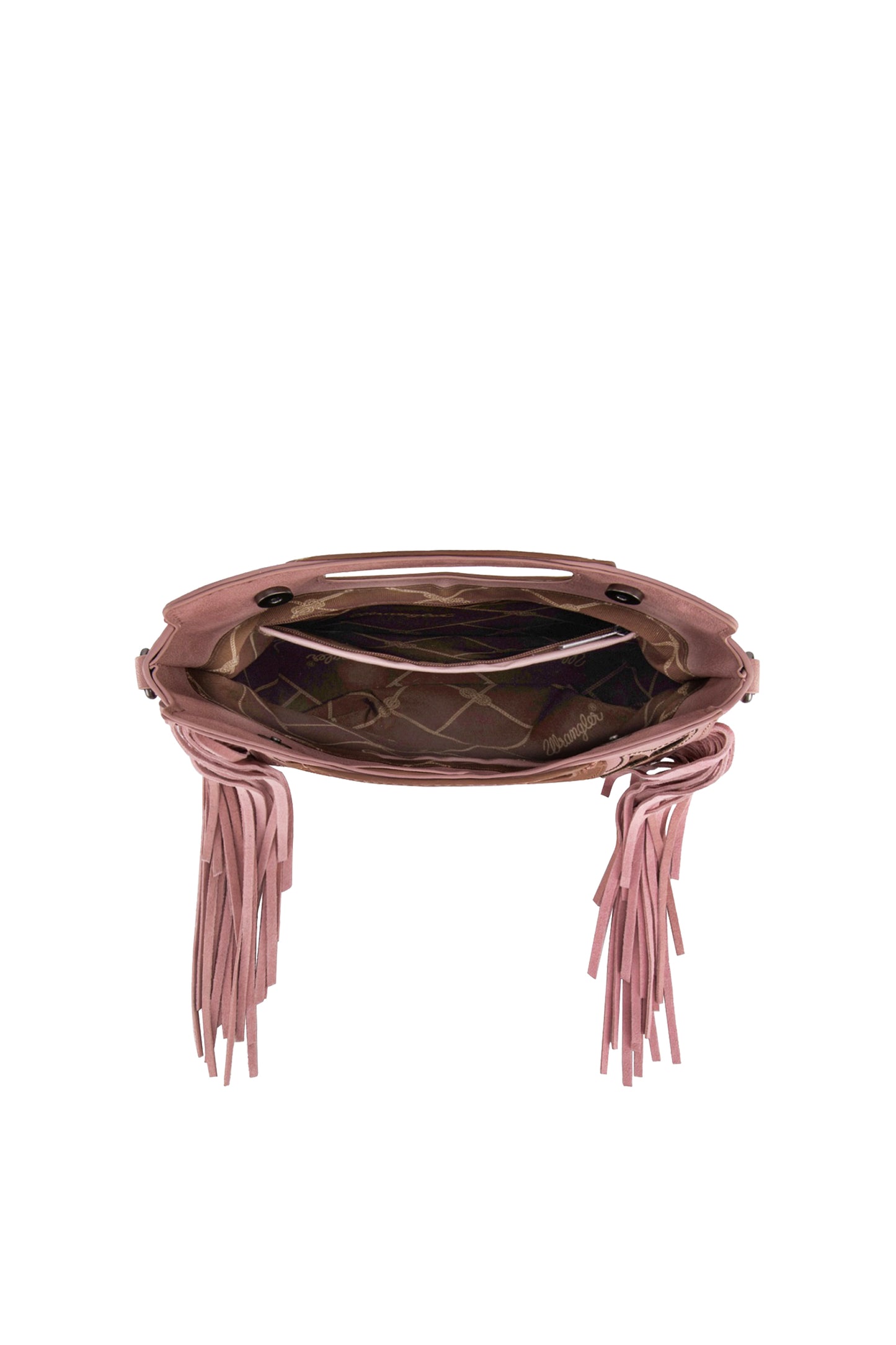Wrangler South Western Dallas Fringe Bag - Pink