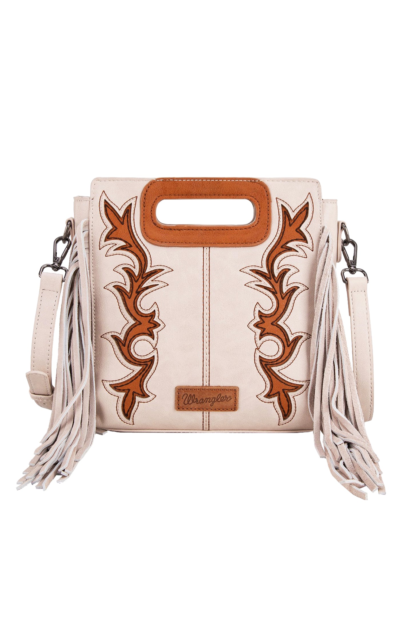 Wrangler South Western Dallas Fringe Bag - Beige