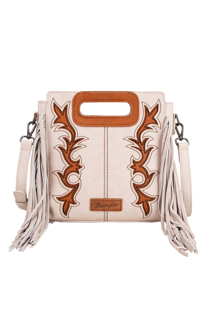Wrangler South Western Dallas Fringe Bag - Beige