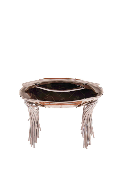 Wrangler South Western Dallas Fringe Bag - Beige