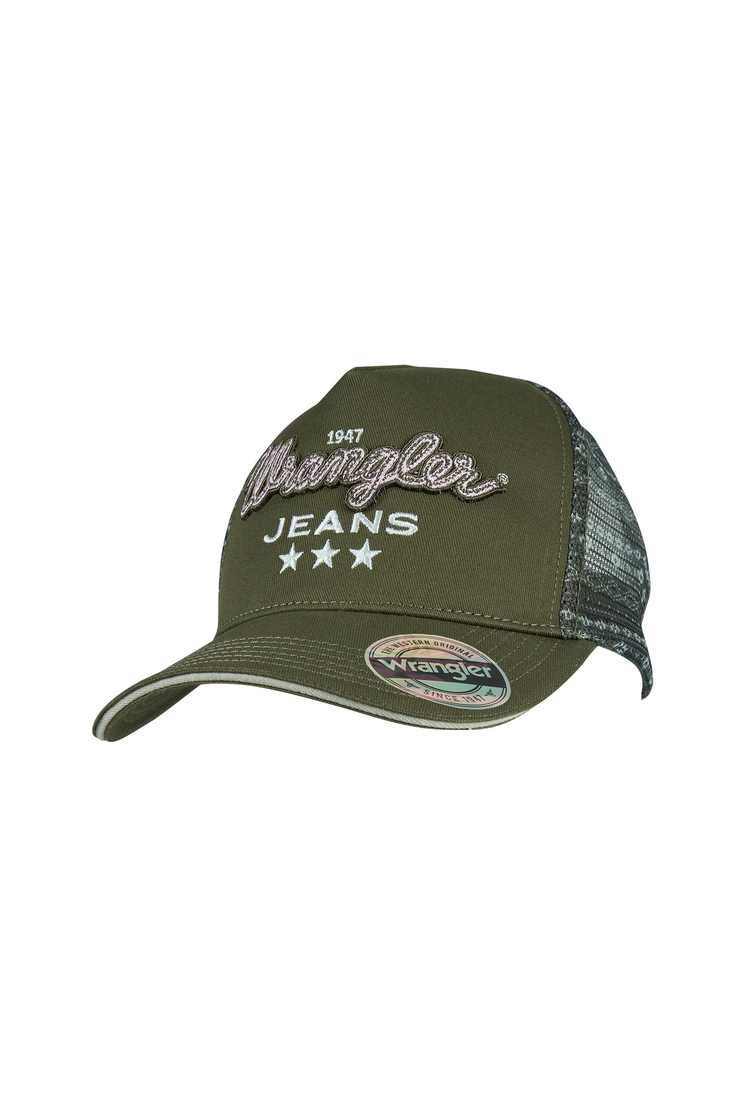 Wrangler Piper High Profile Ponytail Trucker Cap