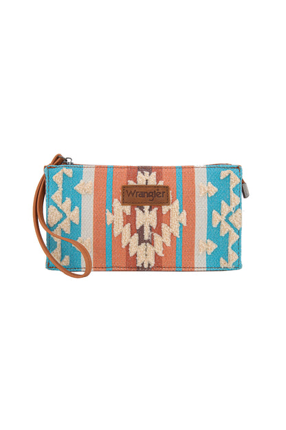 Wrangler South Western Cilia Aztec Wristlet Purse