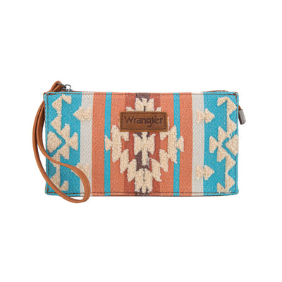 Wrangler South Western Cilia Aztec Wristlet Purse