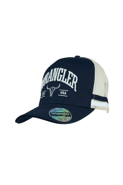 Wrangler Lyndell High Profile Trucker Cap - Navy