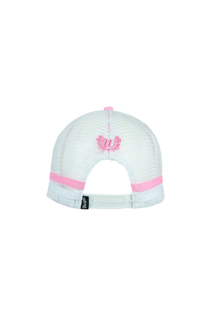 Wrangler Lyndel High Profile Trucker Cap - Pink