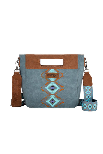 Wrangler South Western Inez Embroidery Bag - Blue
