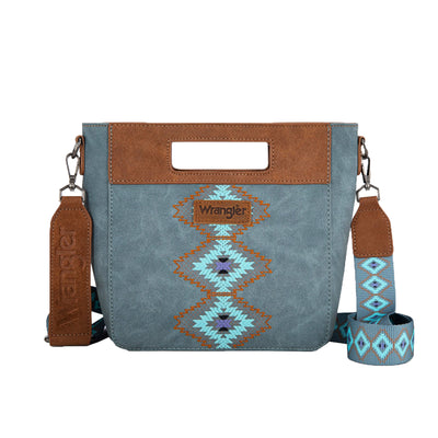 Wrangler South Western Inez Embroidery Bag - Blue