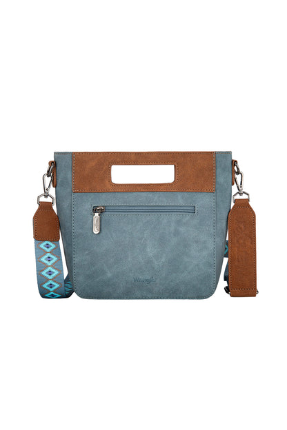 Wrangler South Western Inez Embroidery Bag - Blue