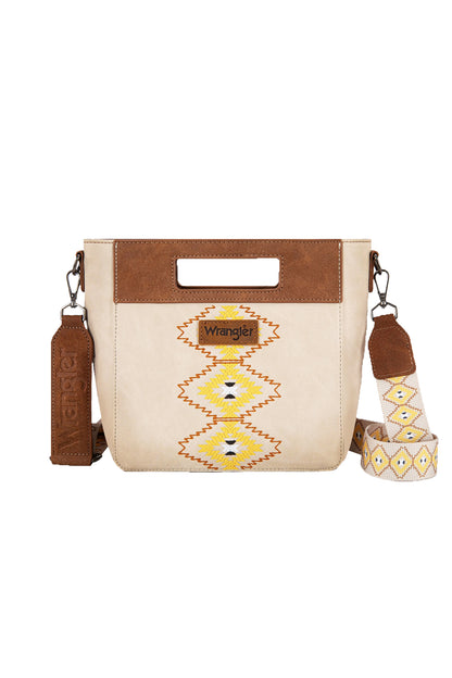 Wrangler South Western Inez Embroidery Bag - Natural
