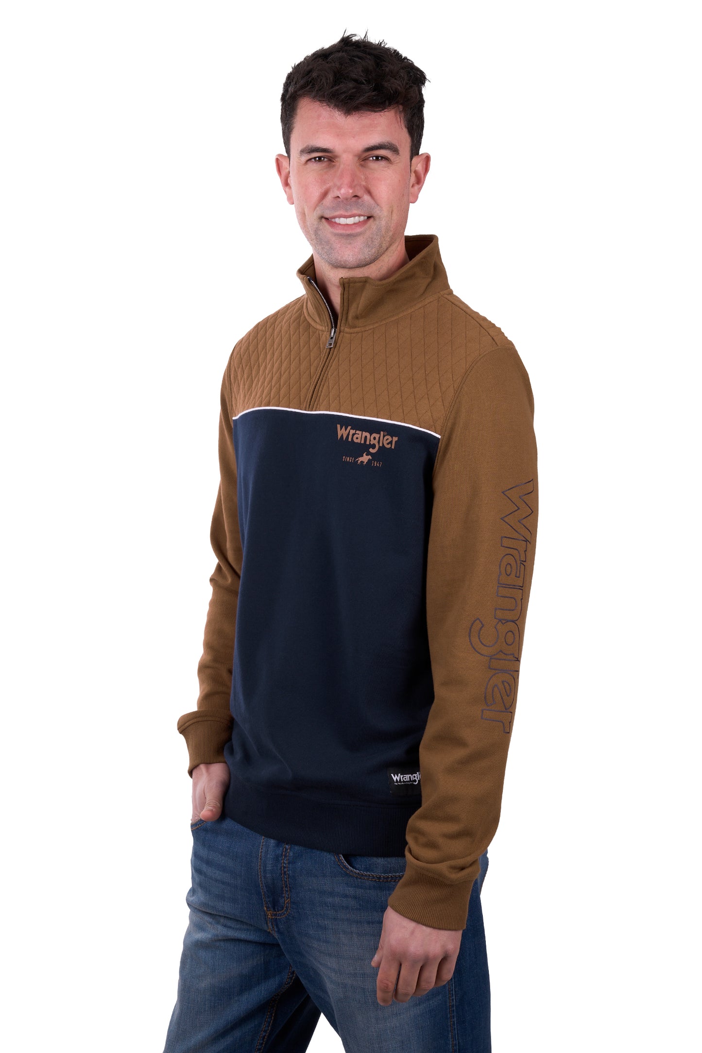 Wrangler Men’s Tate 1/4 Zip Pullover