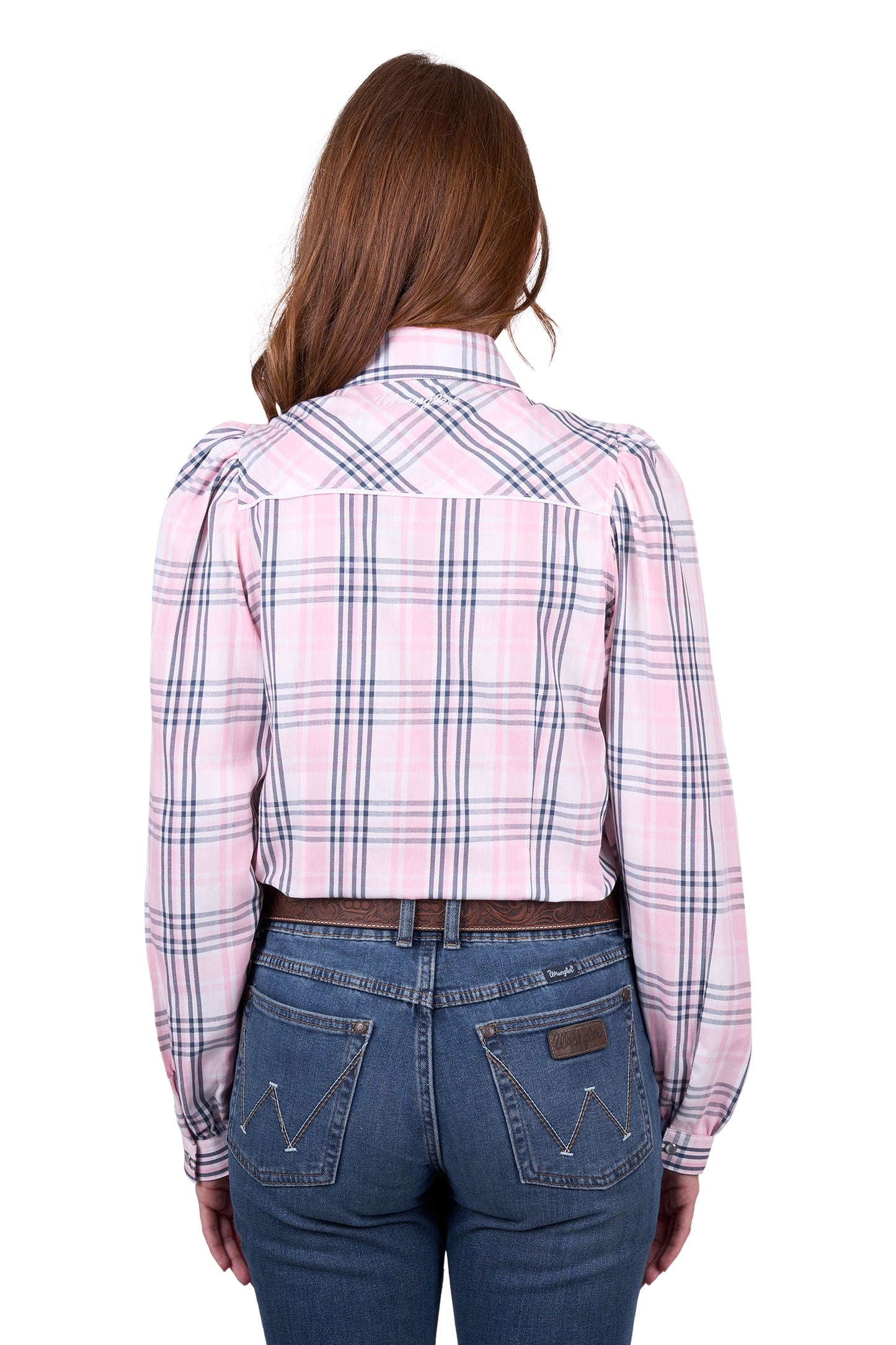 Wrangler Women’s Phoebe Check Long Sleeve Shirt