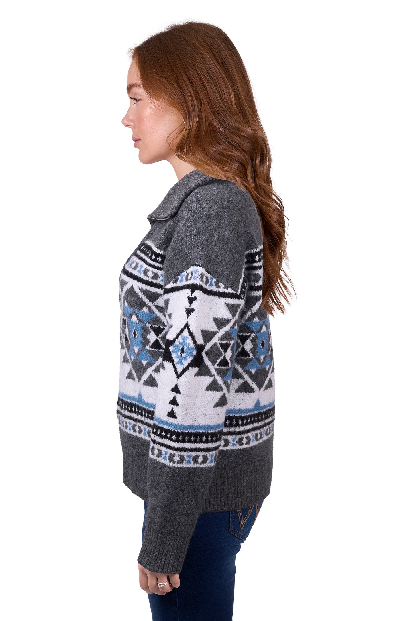 Wrangler Women’s Angie 1/4 Zip Knitted Pullover