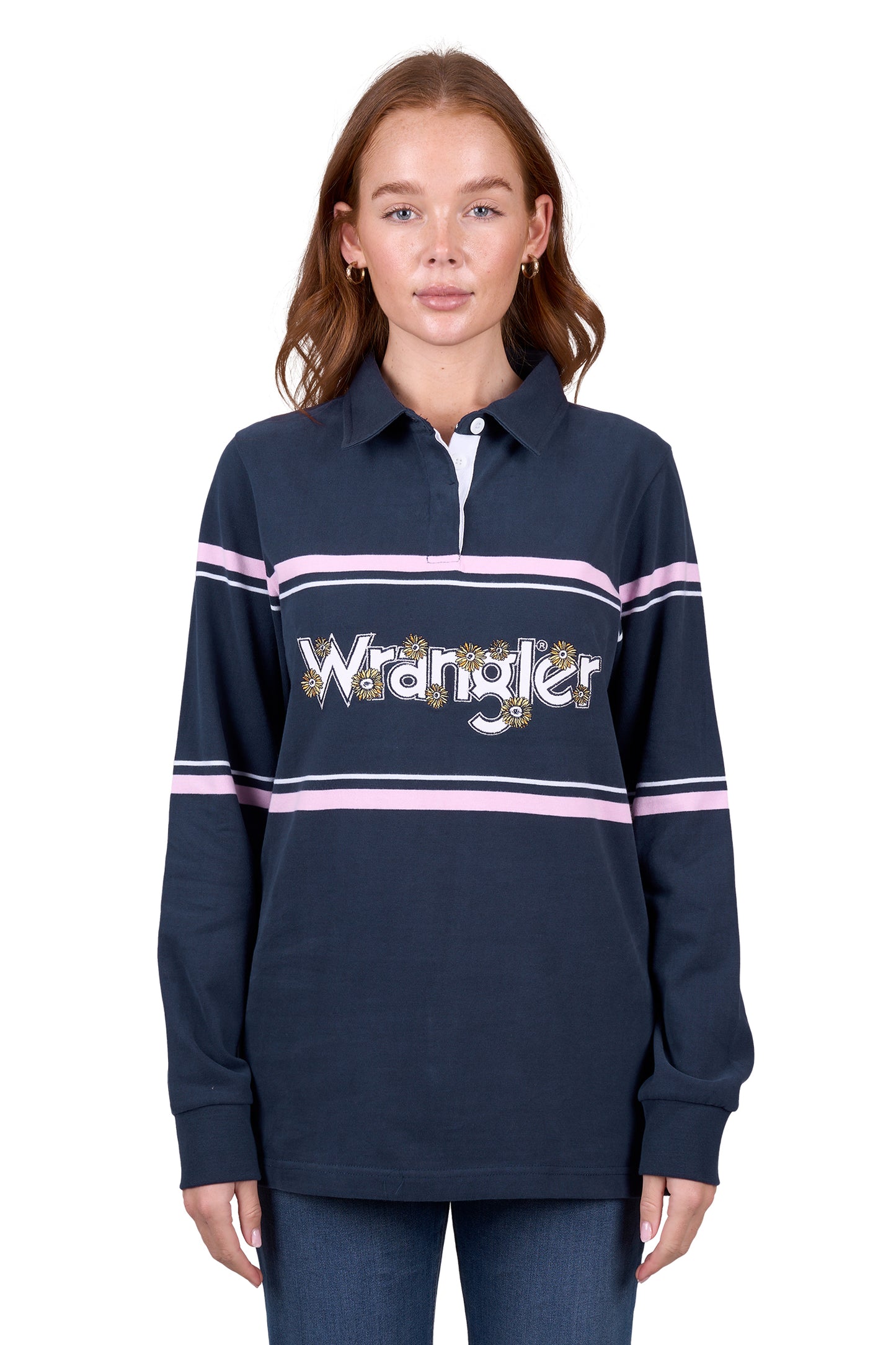 Wrangler Women’s Daisy Stripe Rugby