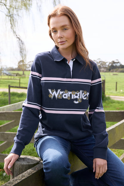 Wrangler Women’s Daisy Stripe Rugby