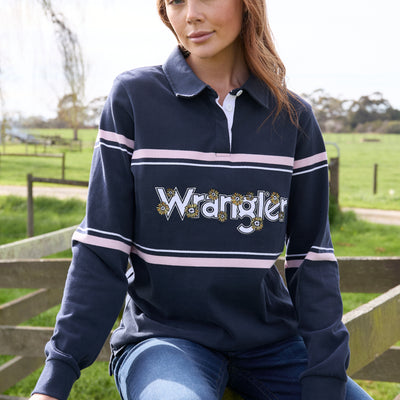 Wrangler Women’s Daisy Stripe Rugby