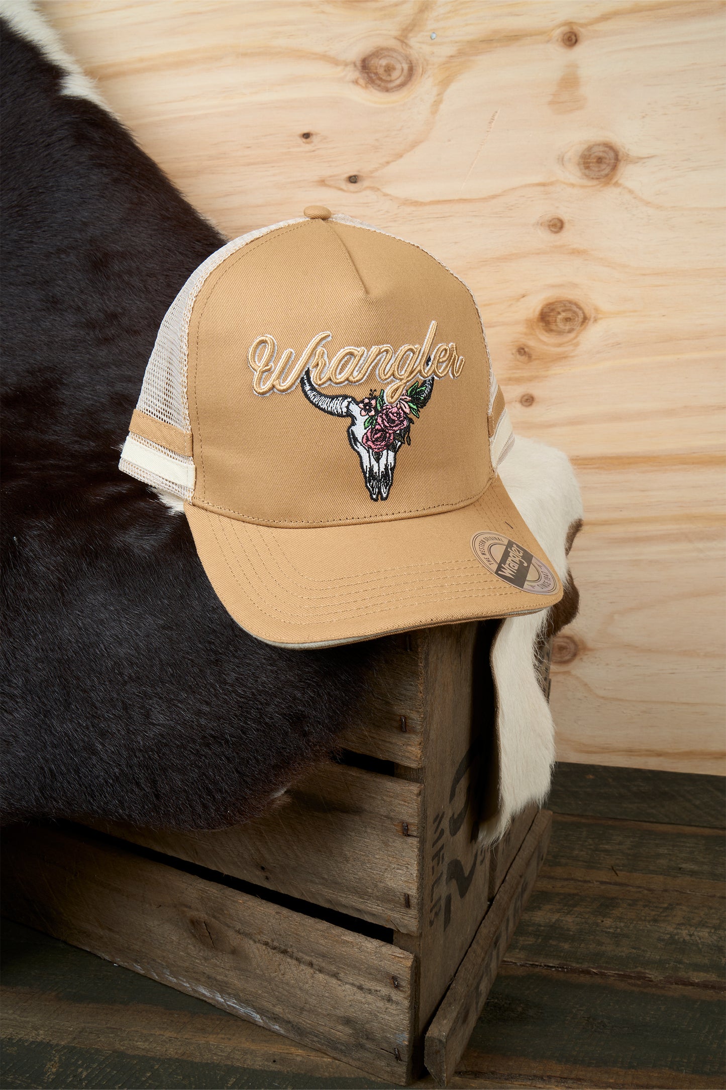 Wrangler Asher High Profile Trucker Cap