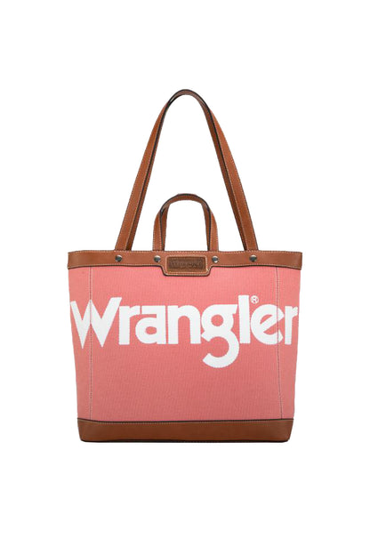 Wrangler Canvas Iconic Logo Tote Bag - Pink