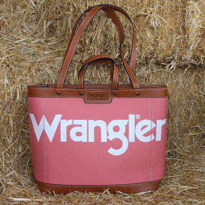 Wrangler Canvas Iconic Logo Tote Bag - Pink