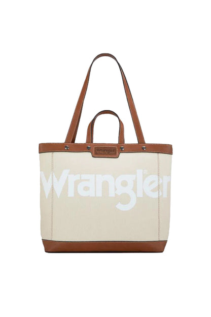 Wrangler Canvas Iconic Logo Tote Bag - Natural
