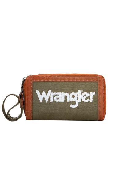 Wrangler Canvas Iconic Logo Wallet - Khaki