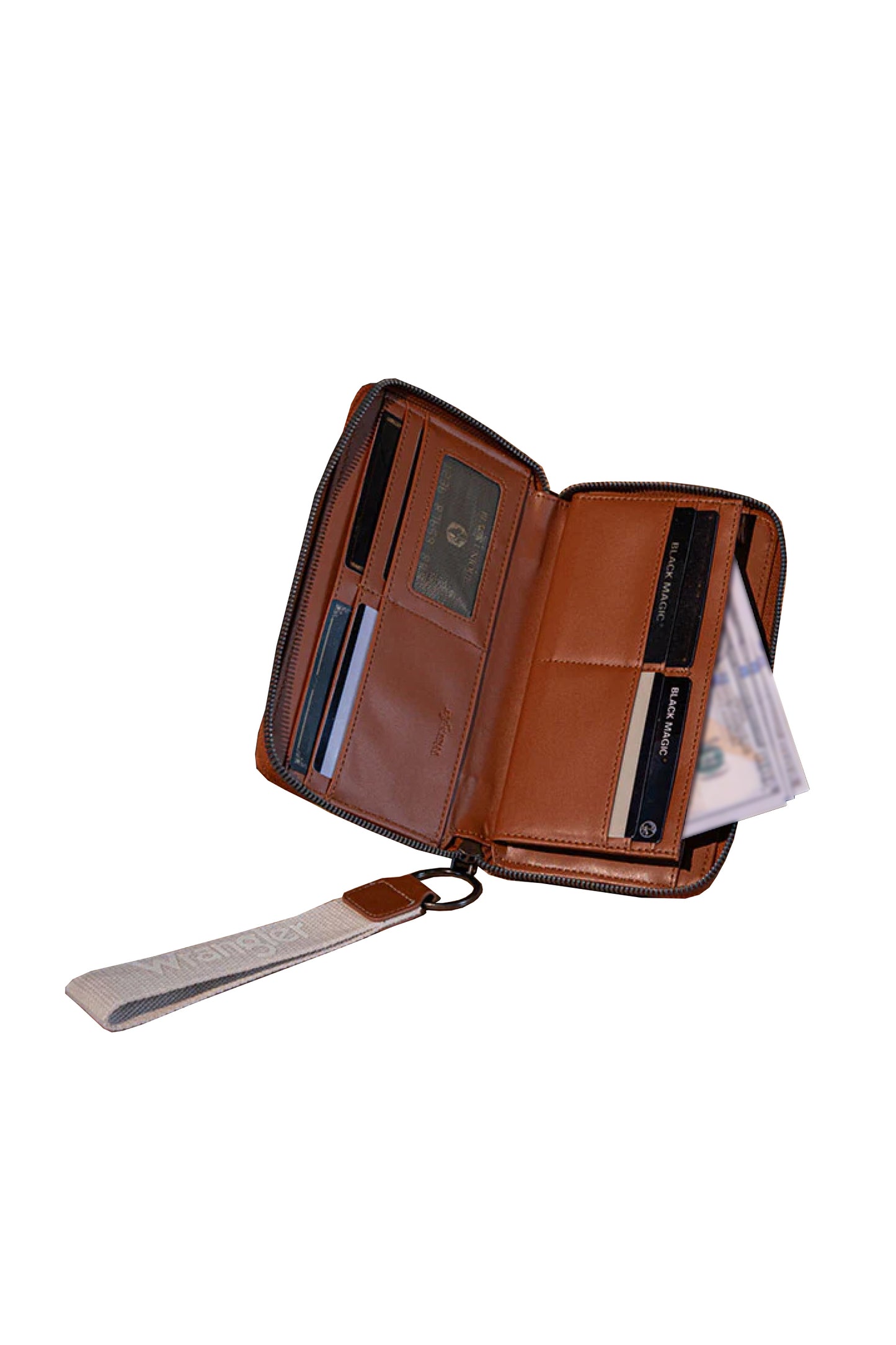 Wrangler Canvas Iconic Logo Wallet - Natural
