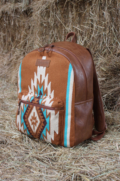 Wrangler Maya Aztec Backpack - Tan