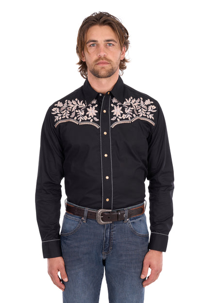 Wrangler Men’s Anthony Embroidered Long Sleeve Shirt