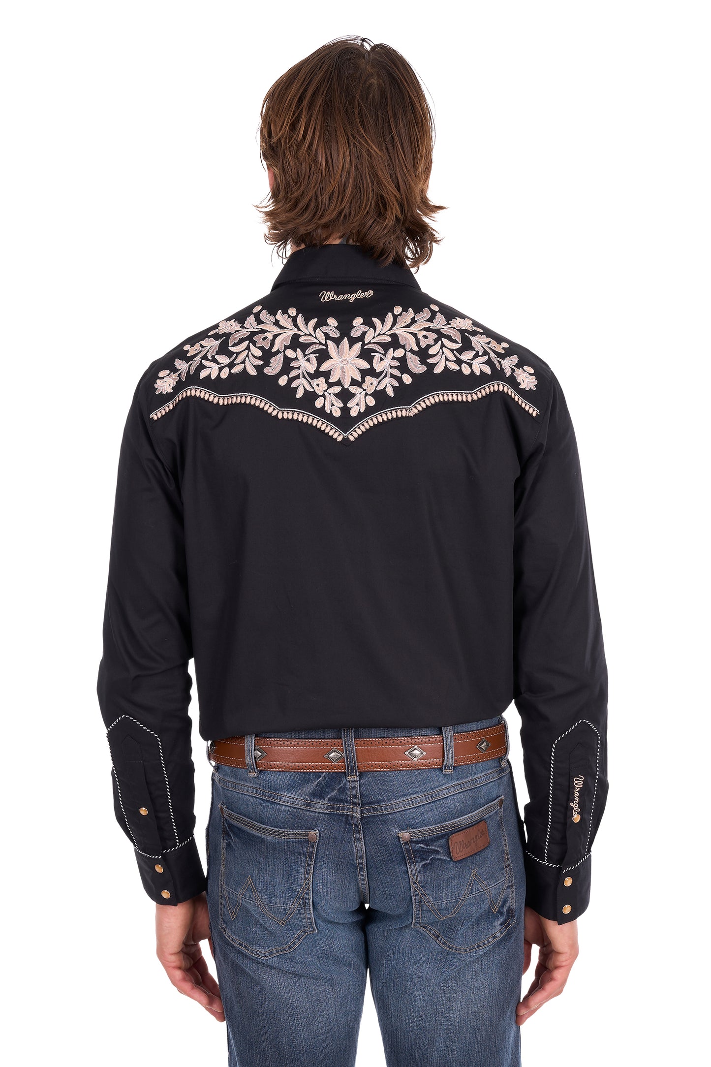 Wrangler Men’s Anthony Embroidered Long Sleeve Shirt