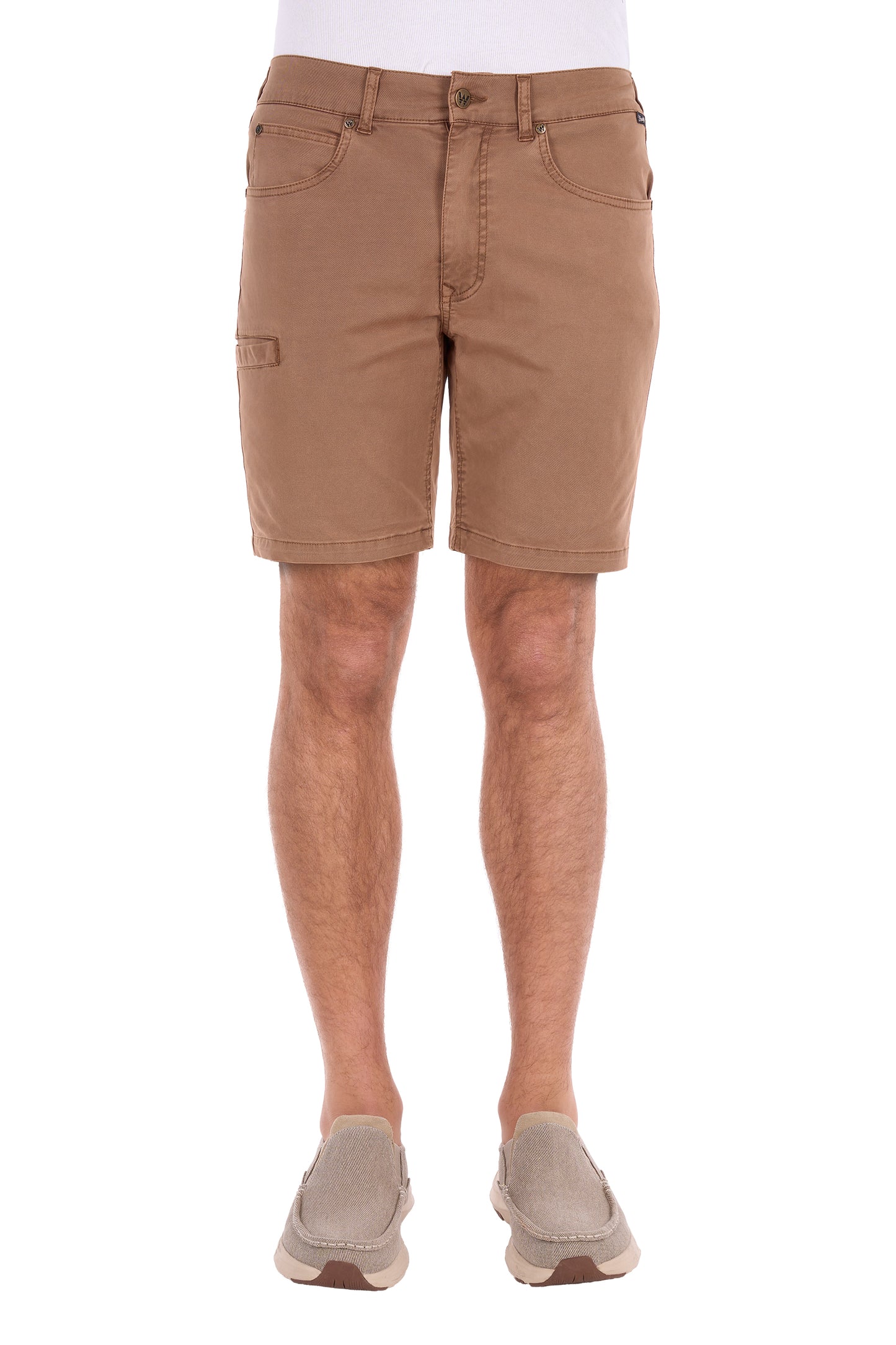Wrangler Men’s Carey 5-Pocket Utility Short - Camel