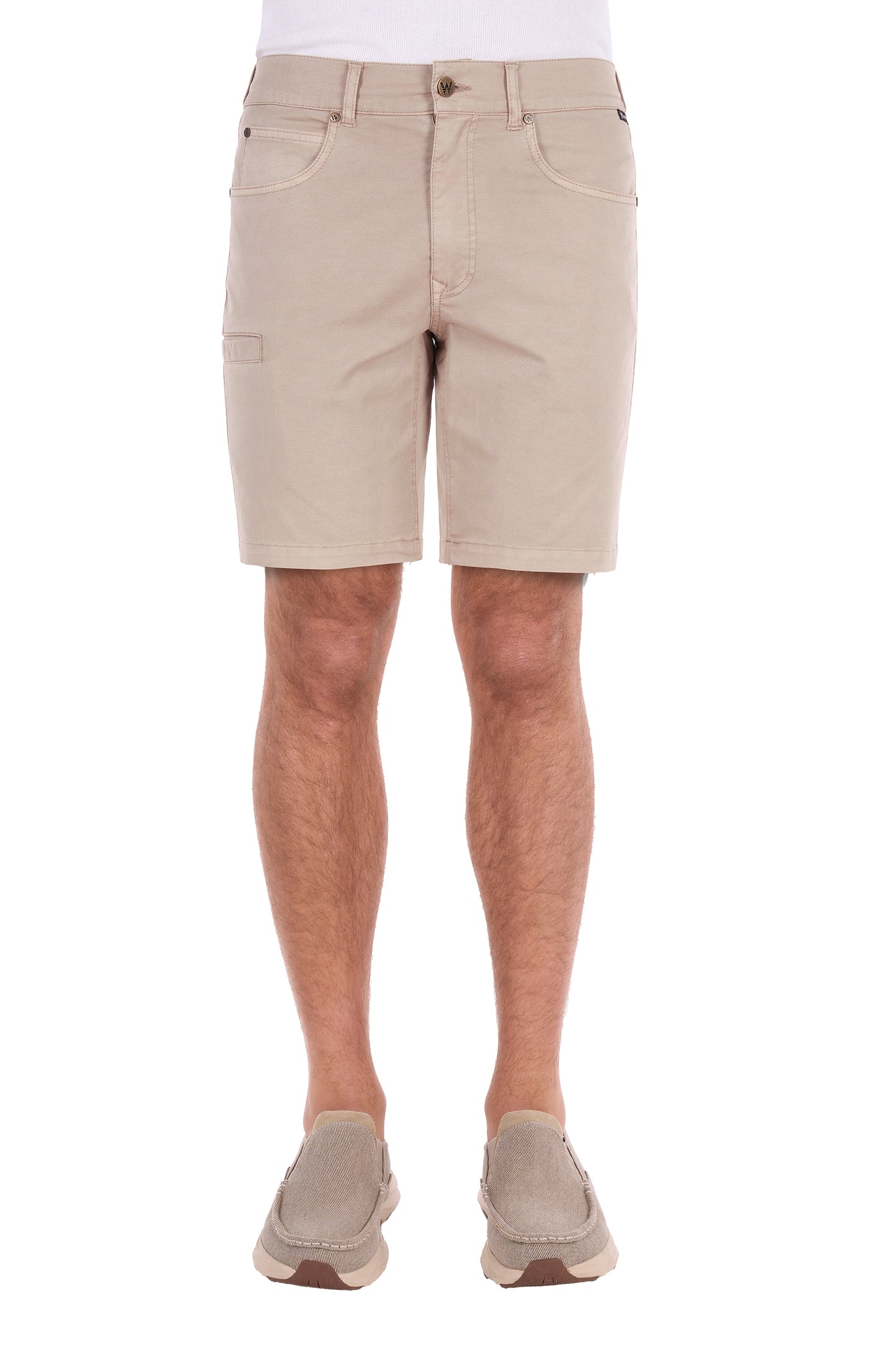 Wrangler Men’s Carey 5-Pocket Utility Short - Sand