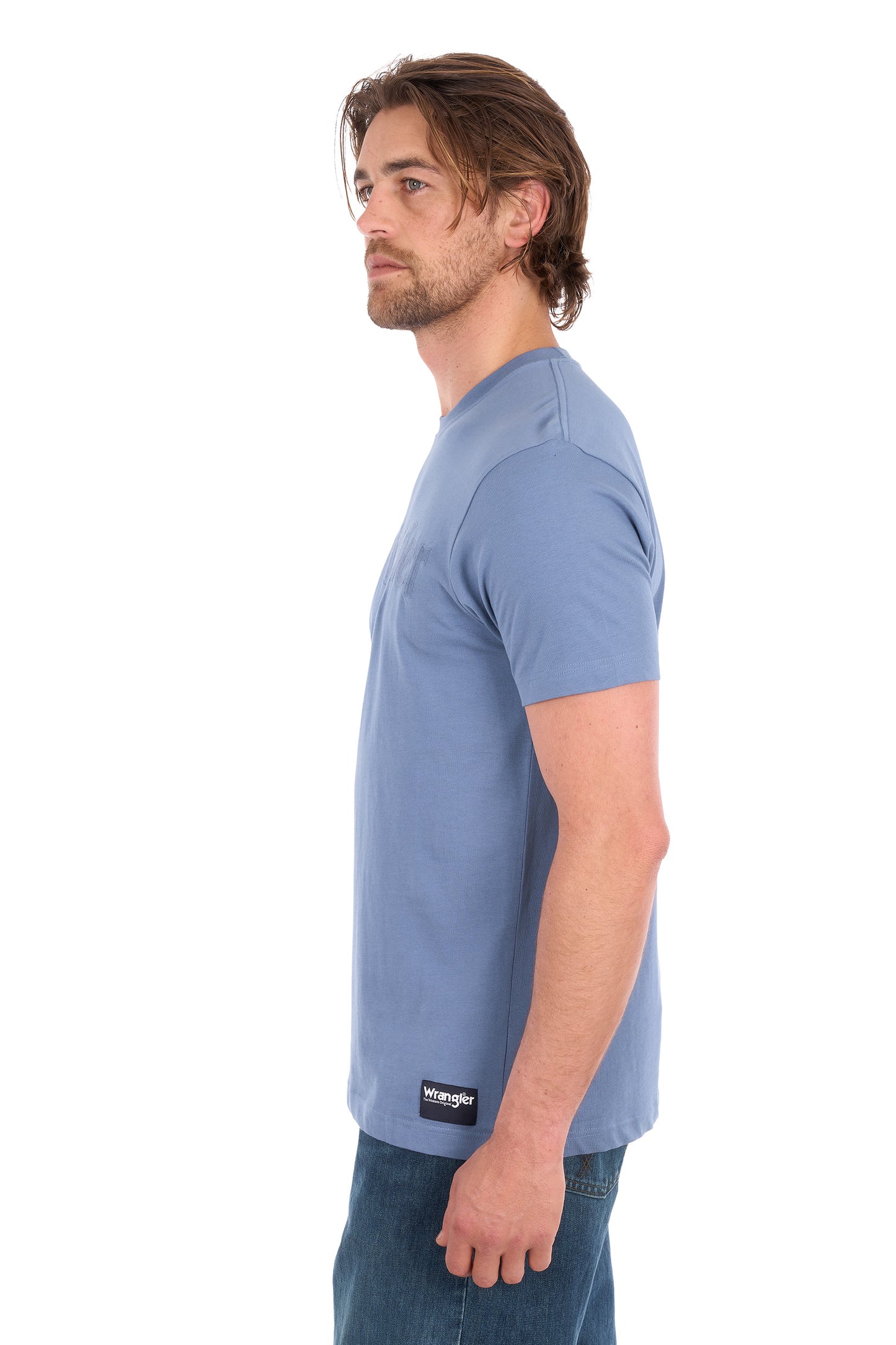 Wrangler Men’s Chase Short Sleeve Tee - Storm Blue