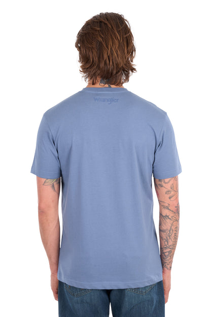 Wrangler Men’s Chase Short Sleeve Tee - Storm Blue