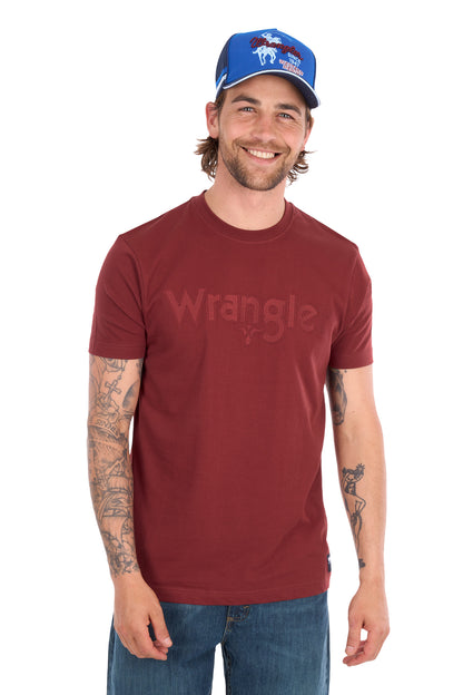 Wrangler Men’s Chase Short Sleeve Tee - Cognac