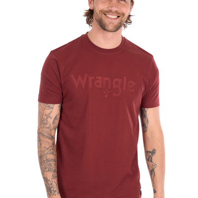 Wrangler Men’s Chase Short Sleeve Tee - Cognac