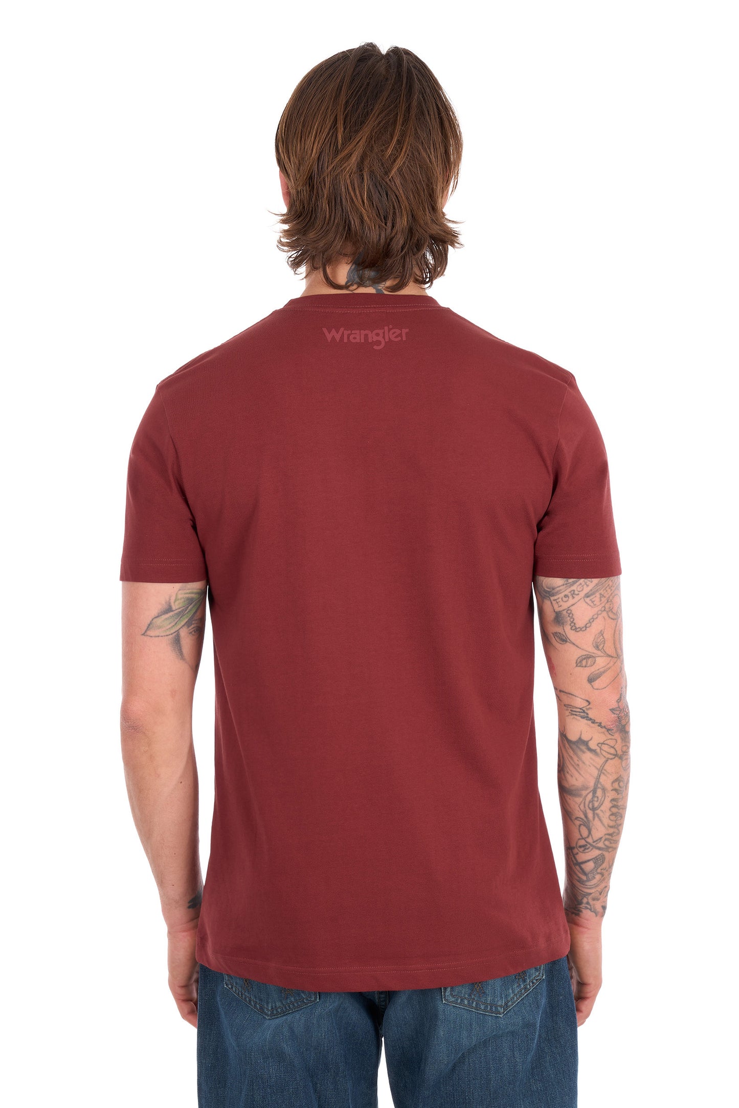 Wrangler Men’s Chase Short Sleeve Tee - Cognac