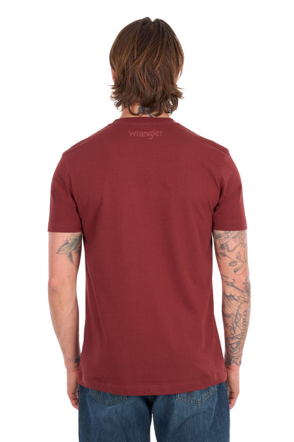 Wrangler Men’s Chase Short Sleeve Tee - Cognac
