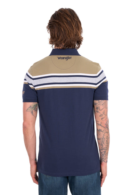 Wrangler Men’s Tyrone 1-Pocket Short Sleeve Polo