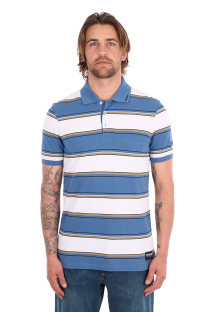 Wrangler Men’s Mick 1-Pocket Short Sleeve Polo
