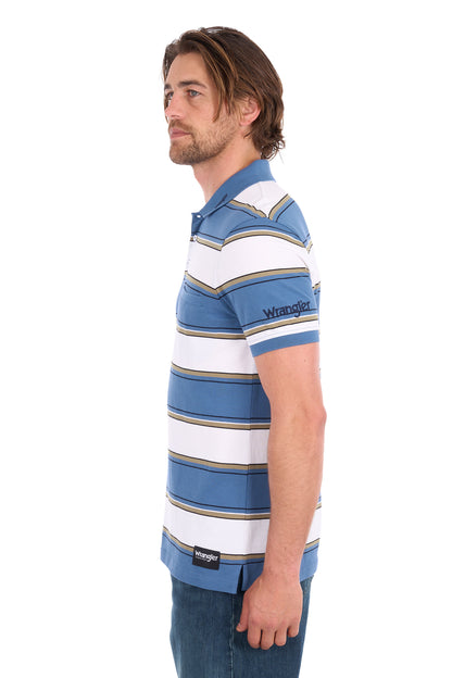 Wrangler Men’s Mick 1-Pocket Short Sleeve Polo