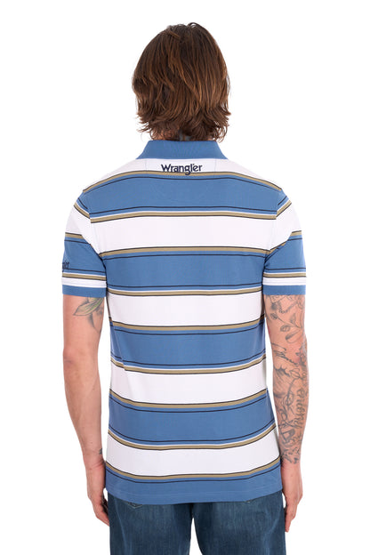 Wrangler Men’s Mick 1-Pocket Short Sleeve Polo