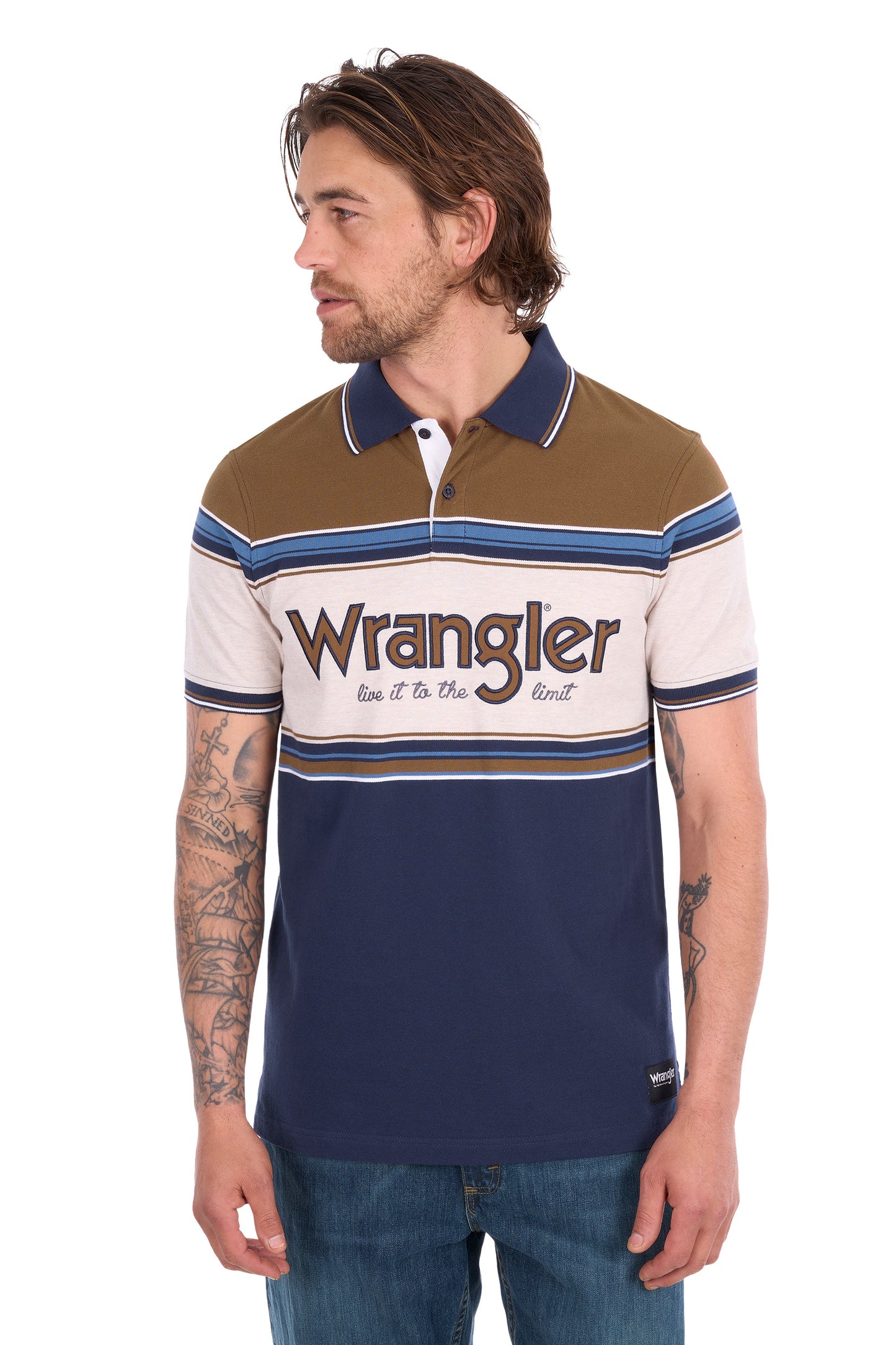 Wrangler Men’s Daniel Short Sleeve Polo