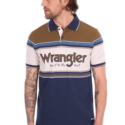 Wrangler Men’s Daniel Short Sleeve Polo