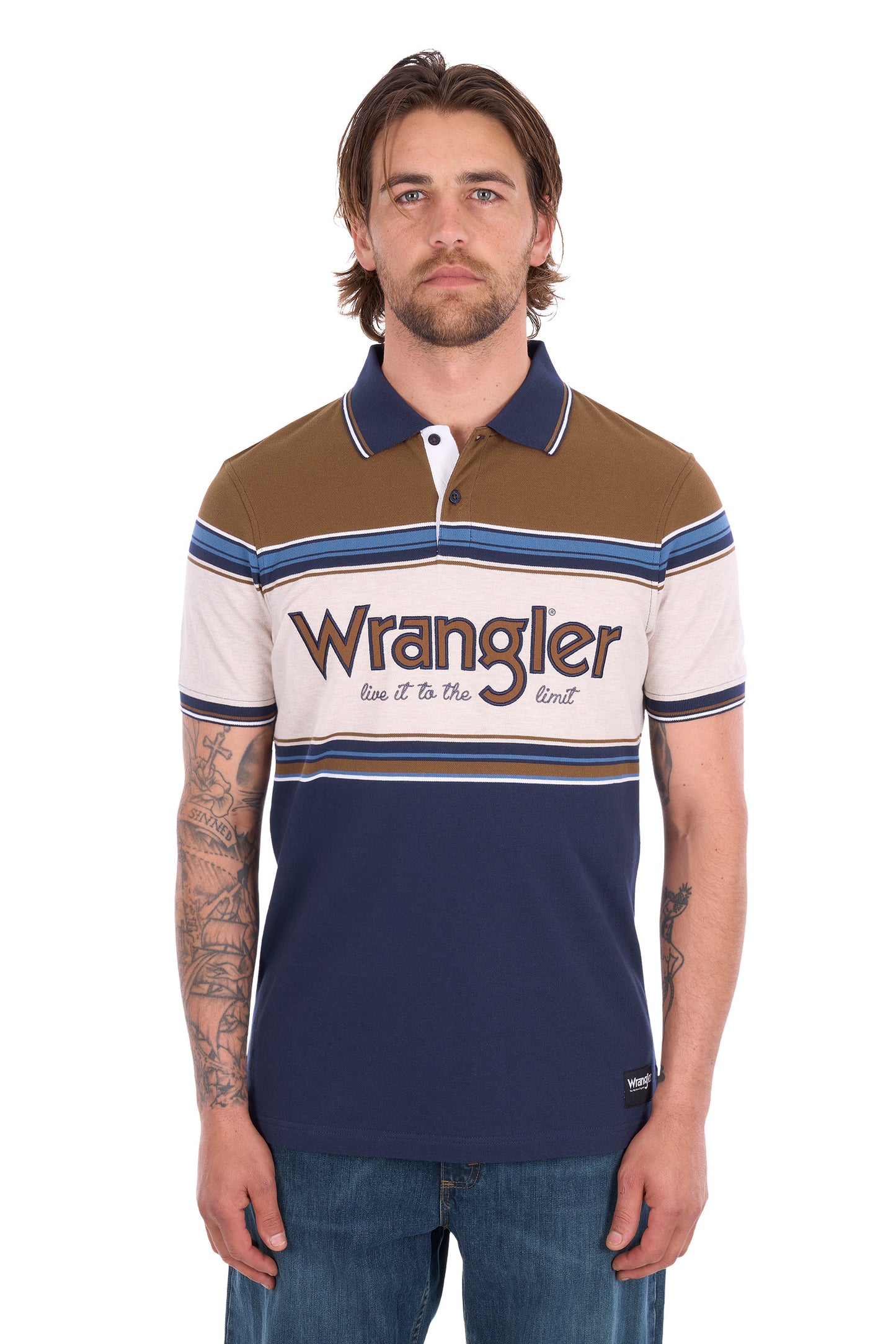 Wrangler Men’s Daniel Short Sleeve Polo