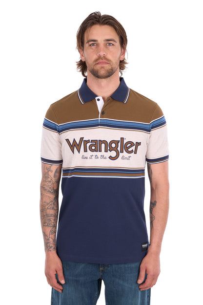 Wrangler Men’s Daniel Short Sleeve Polo