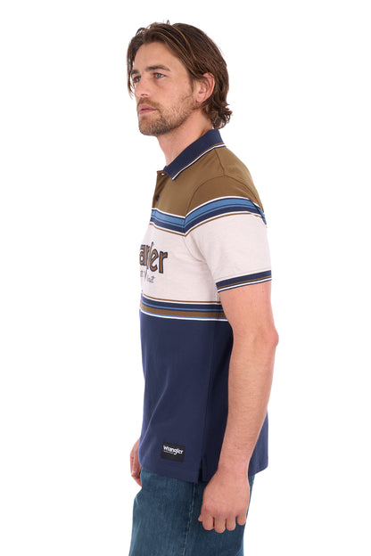 Wrangler Men’s Daniel Short Sleeve Polo
