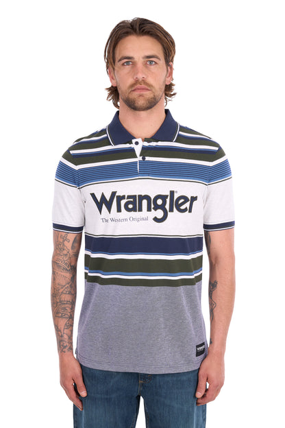 Wrangler Men’s Henry Short Sleeve Polo