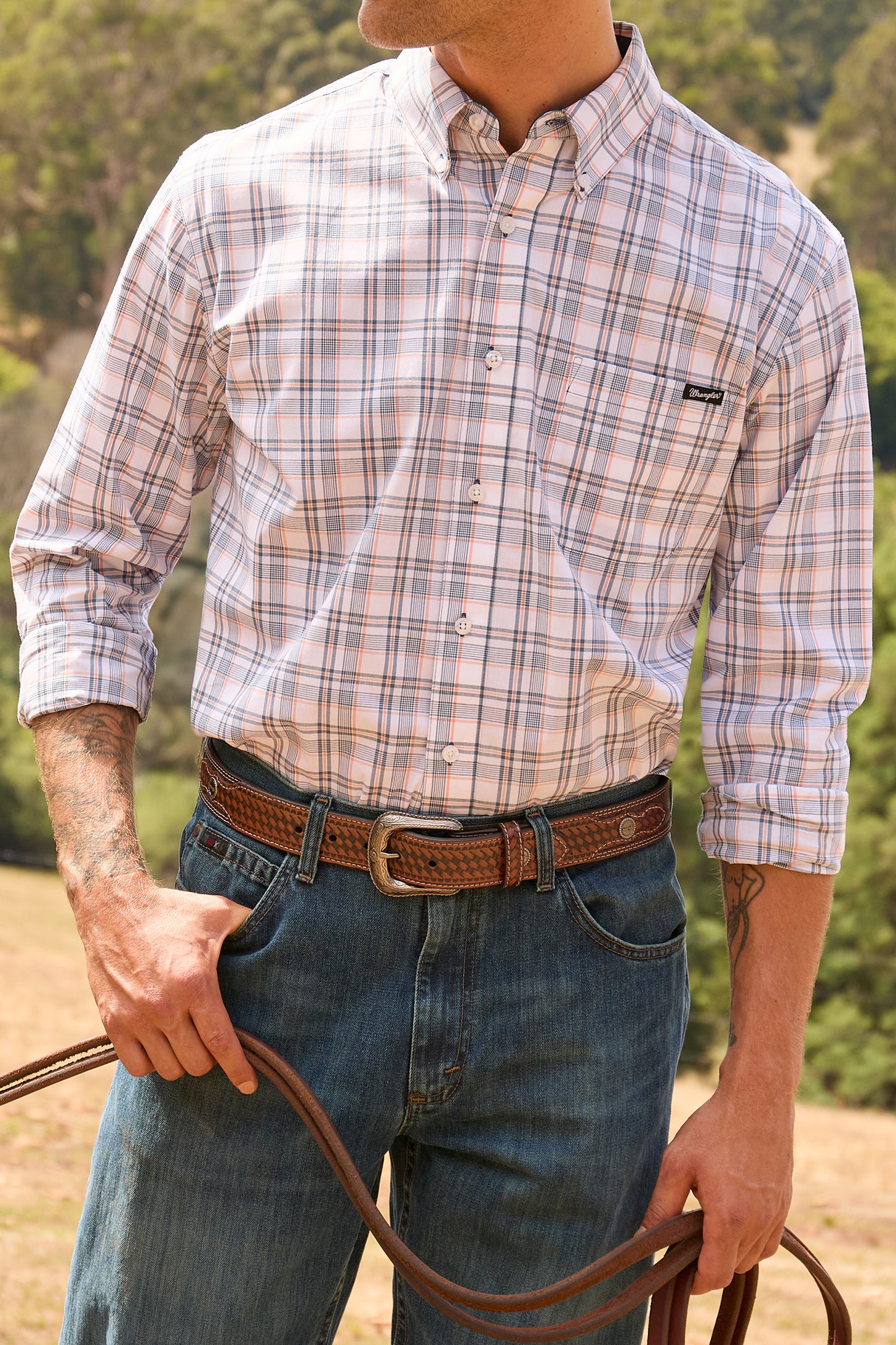 Wrangler Men's Leonard Belt