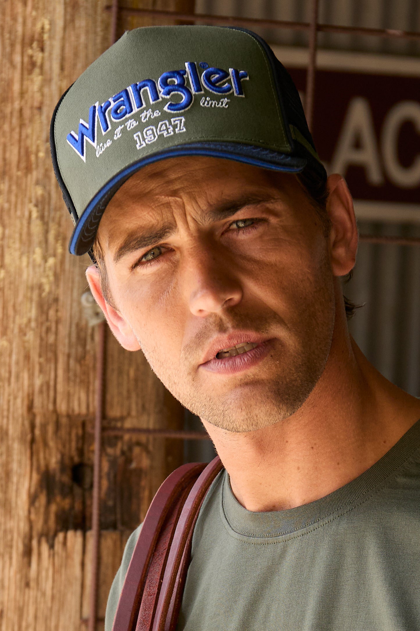 Wrangler Dave High Profile Trucker Cap