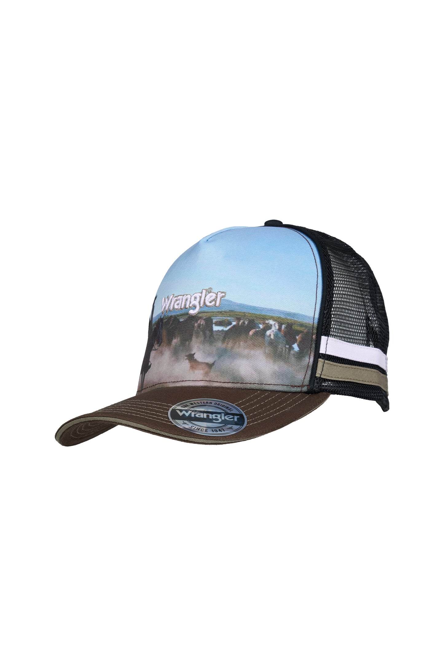 Wrangler Evan High Profile Trucker Cap